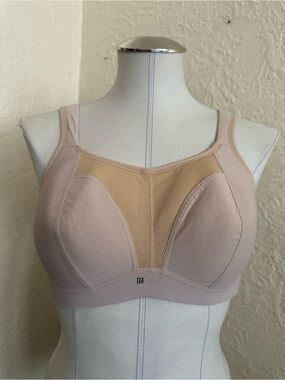 Panache Non Wired Sports Bra 36D Nude Beige Latte